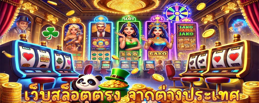 เว็บสล็อตตรง จากต่างประเทศ ไม่มีขั้นต่ำ