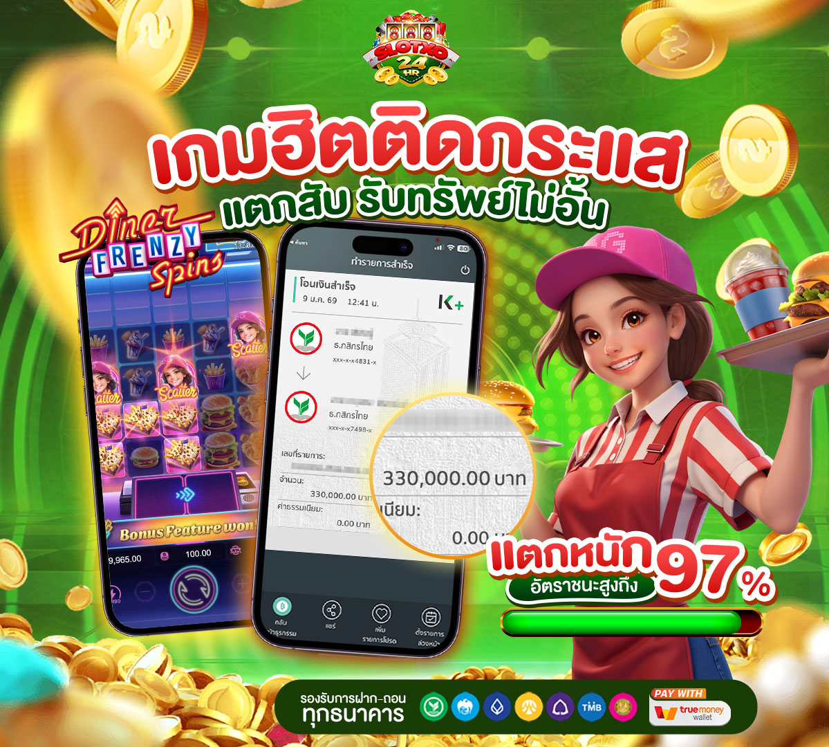 รูปแจ็คพอตเว็บslotXO