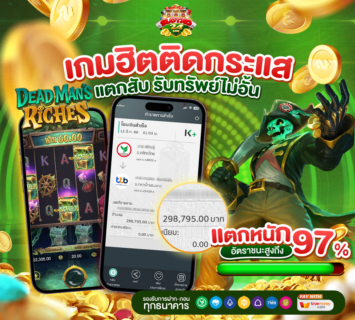 รูปแจ็คพอตเว็บslotXO